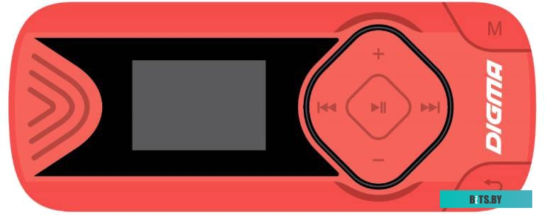 Плеер MP3 Digma R3 8GB (красный) <487377>