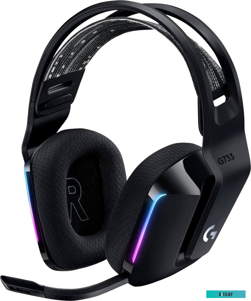 Наушники (Гарнитура) Logitech G733 Lightspeed Wireless (черный) <981-000864>