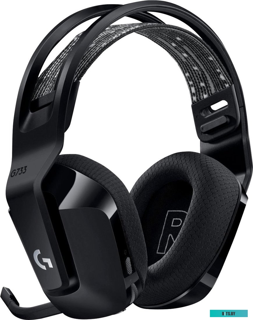 Наушники (Гарнитура) Logitech G733 Lightspeed Wireless (черный) <981-000864>