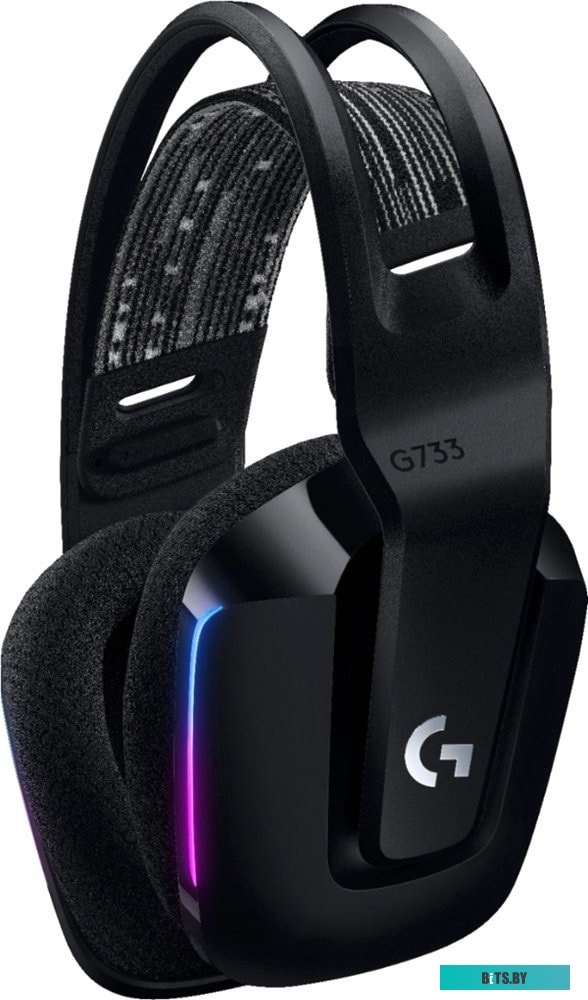 Наушники (Гарнитура) Logitech G733 Lightspeed Wireless (черный) <981-000864>