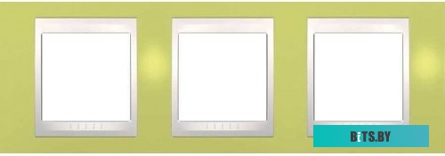 Рамка Schneider Electric Unica MGU6.006.563 (зеленое яблоко/слоновая кость)