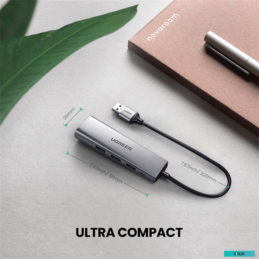 USB-хаб Ugreen CM266 60812