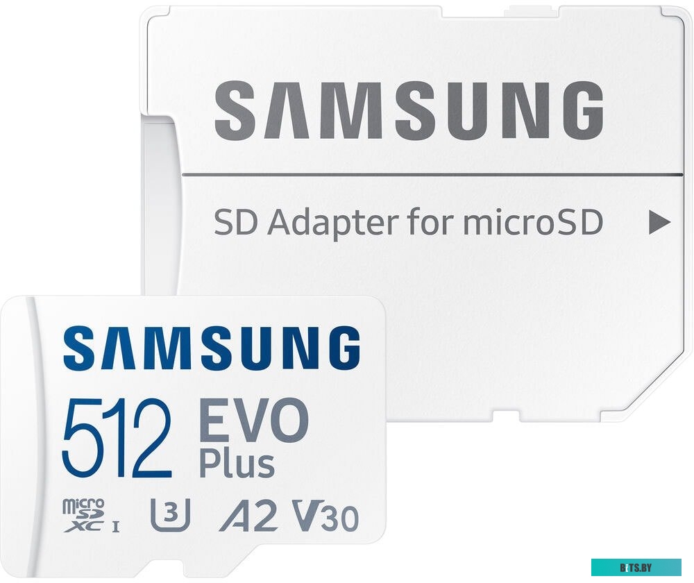 Карта памяти Samsung EVO Plus 2021 microSDXC 512GB (с адаптером)