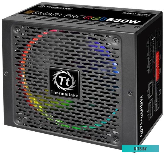 Блок питания Thermaltake PS-SPR-0850FPCBEU-R, SMART PRO/Fully Modular/850W/ATX 2.3 & EPS 2.92/A-PFC/14cm RGB Fan/EU/80Plus Bronze RTL