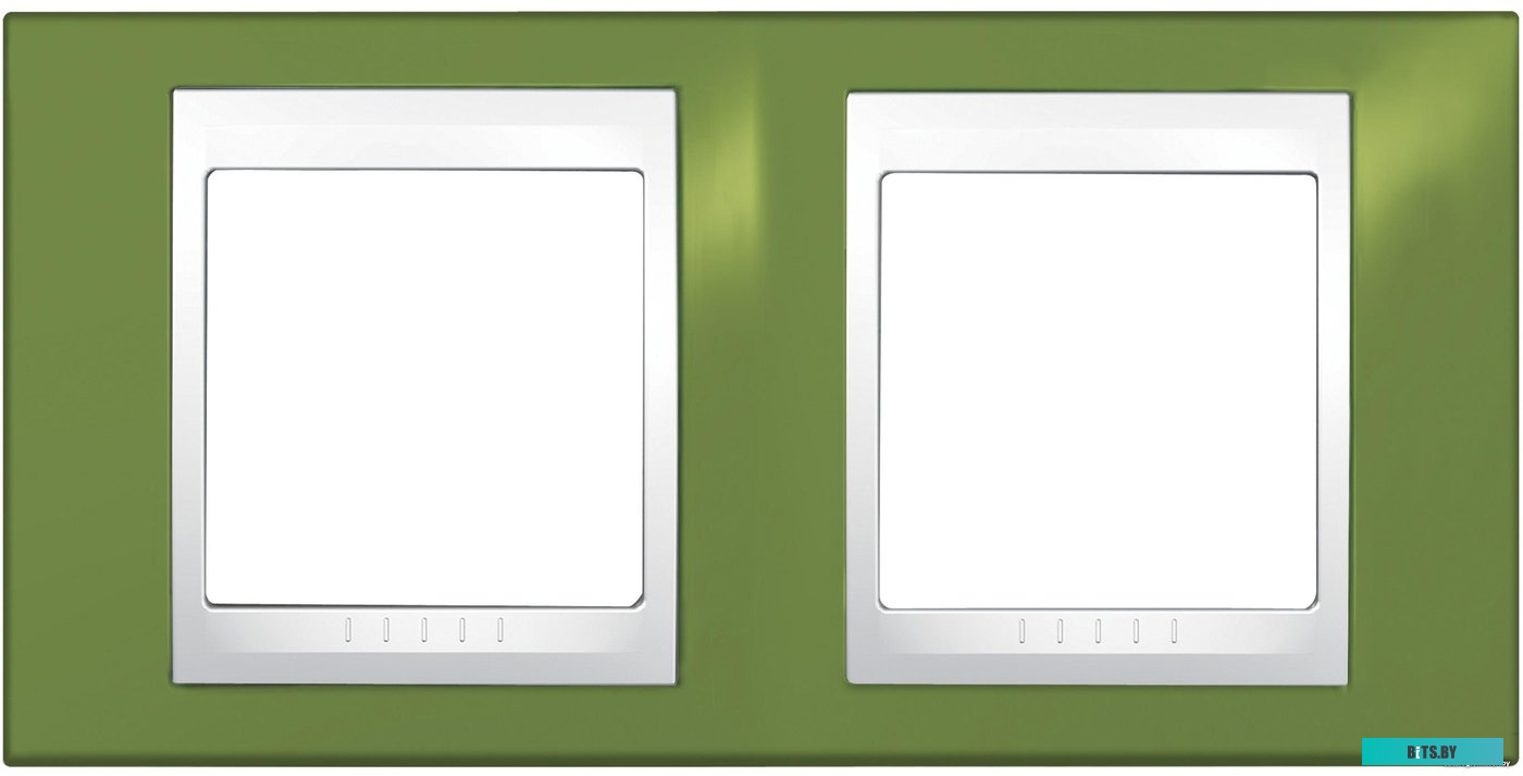 Рамка Schneider Electric Unica MGU6.004.866 (фисташковый/белый)