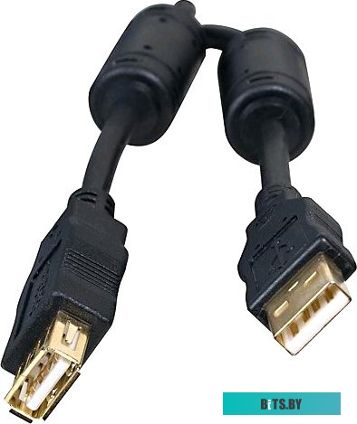 5bites < UC5011-030A > Кабель удлинительный USB 2.0 A-- > A 3м 2 фильтра