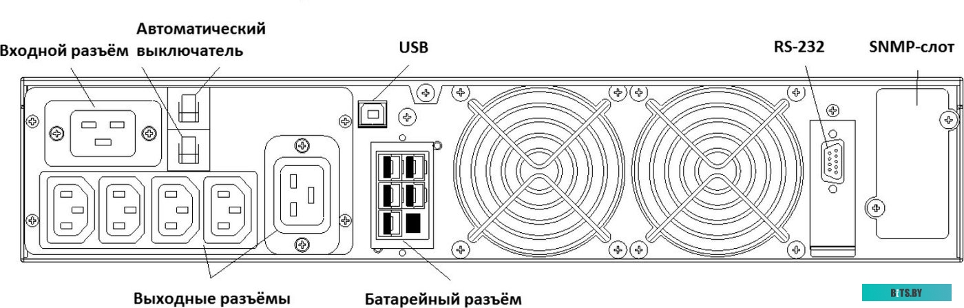 Источник бесперебойного питания (ИБП) Powercom Macan MRT-6000