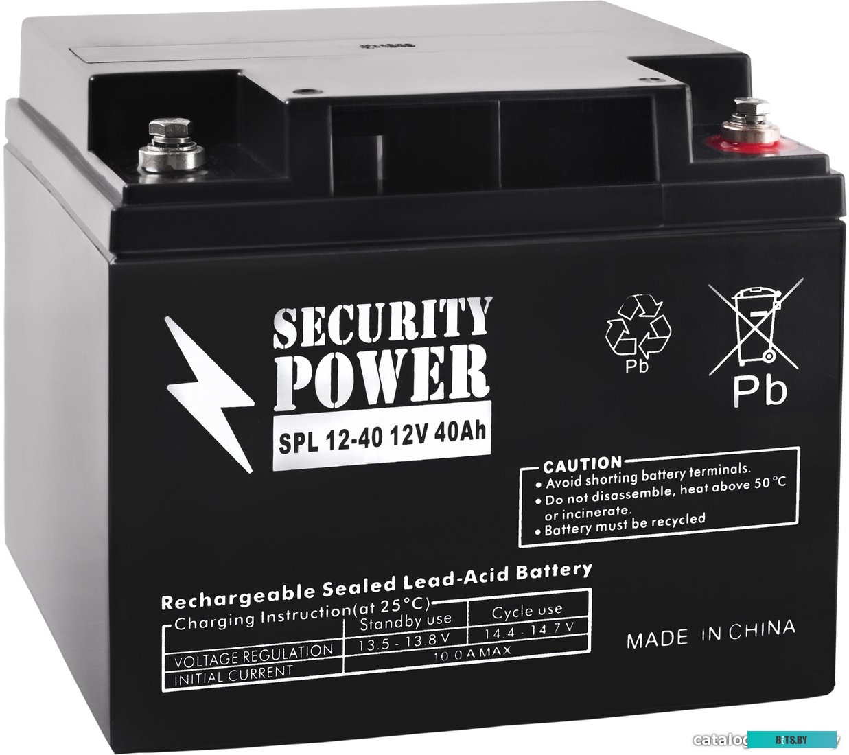 Аккумулятор для ИБП Security power SPL 12-40 (12В/40 А·ч) <7464>
