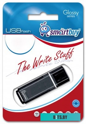 USB накопитель (Флешка) Smart Buy Glossy Black 8GB (SB8GBGS-K)
