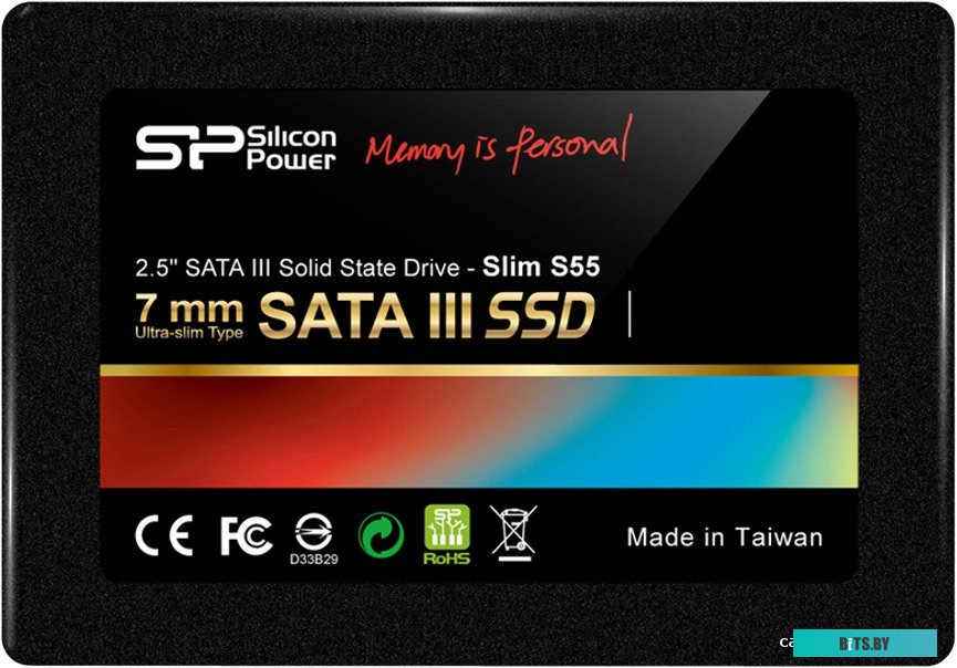 SSD Накопитель Silicon Power Slim S55 480GB SP480GBSS3S55S25