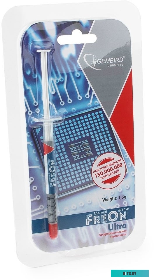 Термопаста Gembird GF-21-1.5 (1.5 г)