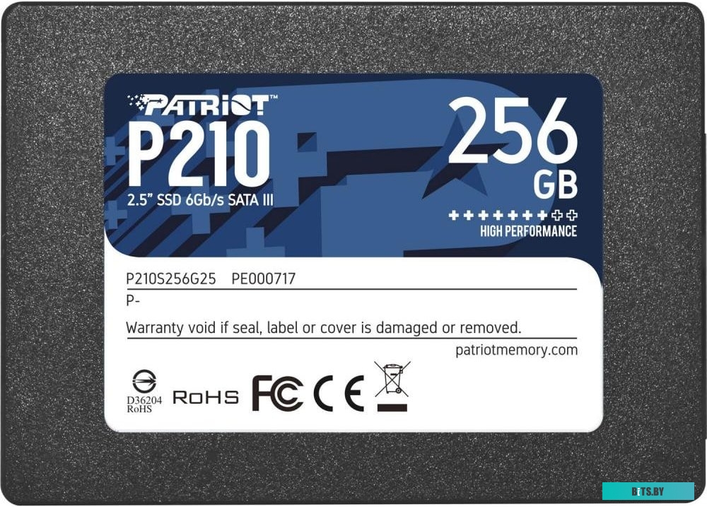 SSD Накопитель Patriot P210 256GB P210S256G25
