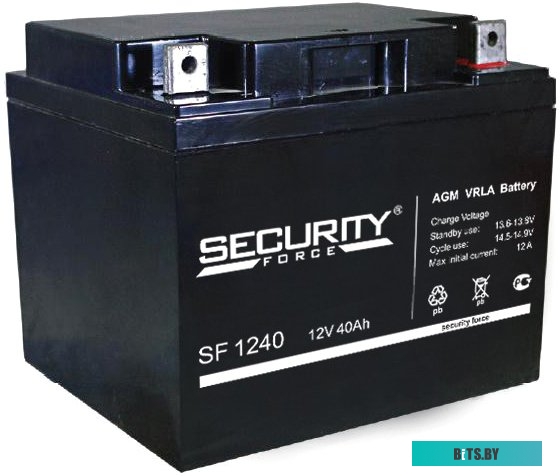 Аккумулятор для ИБП Security Force SF 1240 (12В/40 А·ч)