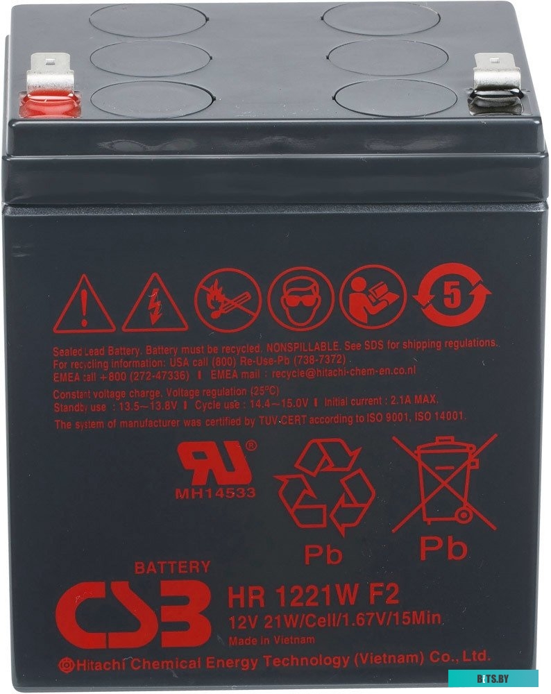 Аккумулятор для ИБП CSB Battery HR1221W F2 (12В/5 А·ч) <7609>