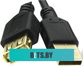 UC5011-018A 5bites Кабель удлинительный USB 2.0 A-->A 1.8м 2 фильтра