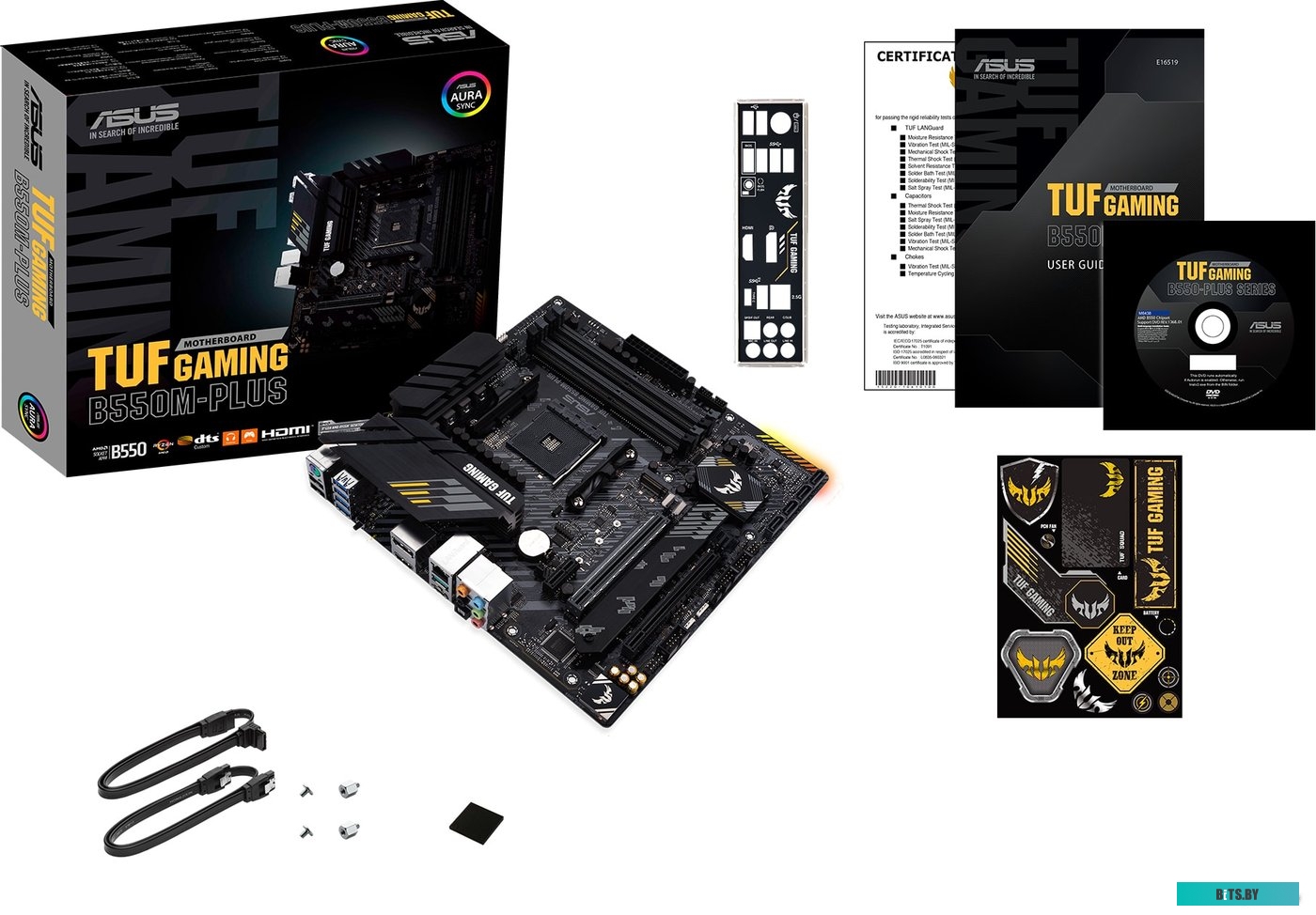 Материнская плата Asus TUF GAMING B550M-PLUS (4x DDR4-4400)