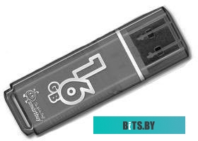 USB накопитель (Флешка) Smart Buy Glossy Black 16GB (SB16GBGS-K)
