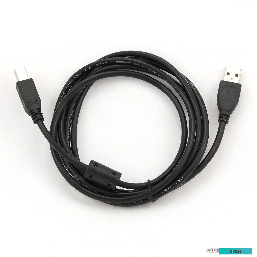 Кабель USB 2.0 A-B CCF-USB2-AMBM-6 Gembird 1.8m w/ferrit