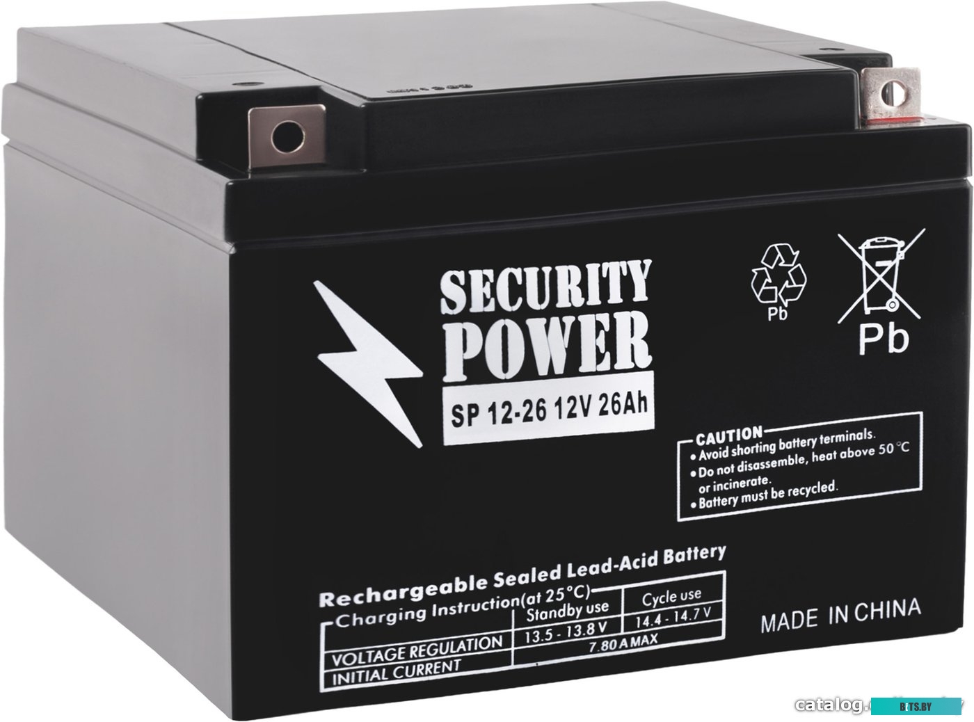 Аккумулятор для ИБП Security power SP 12-26 (12В/26 А·ч) <7463>