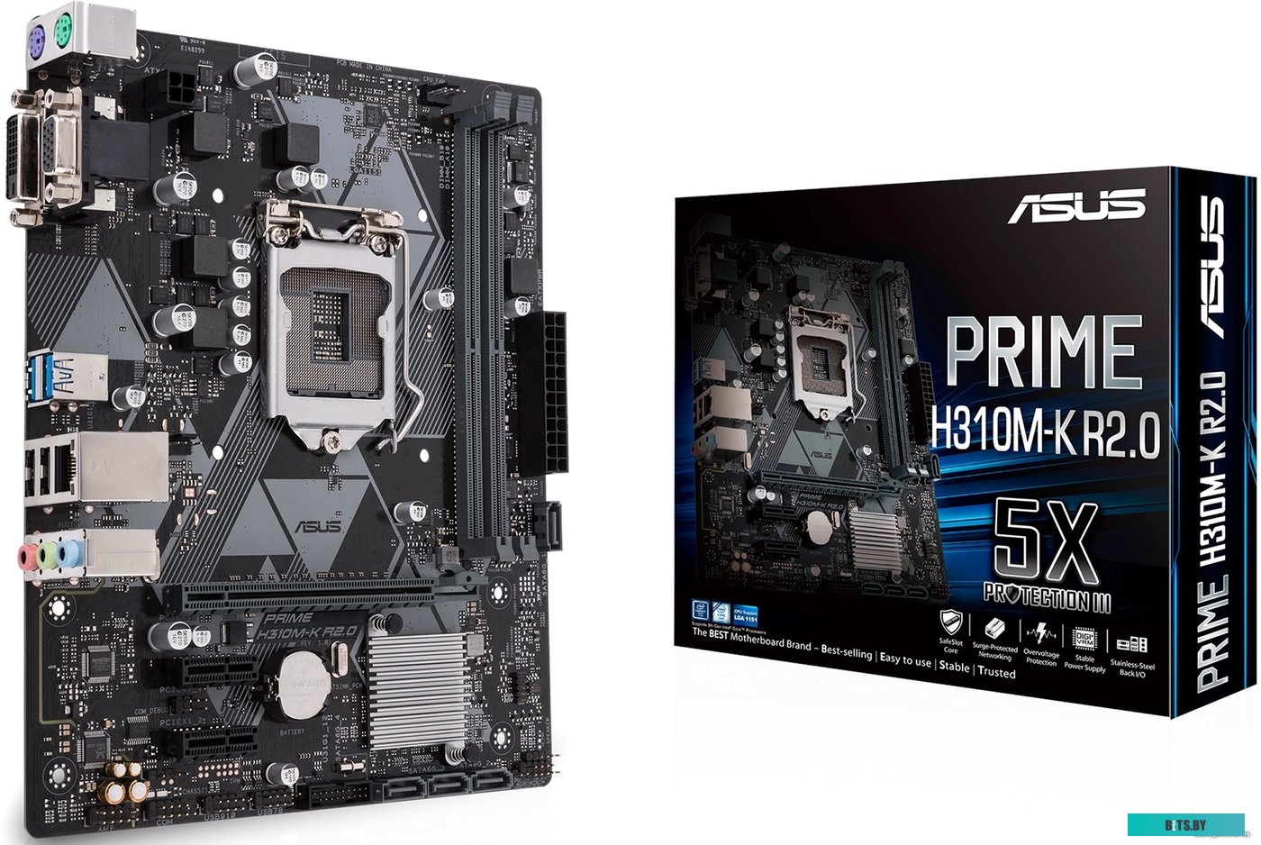 Материнская плата Asus Prime H310M-K R2.0 <90MB0Z30-M0EAY0>