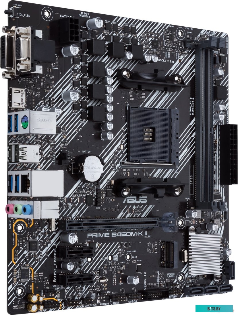 Материнская плата ASUS Prime B450M-K II
