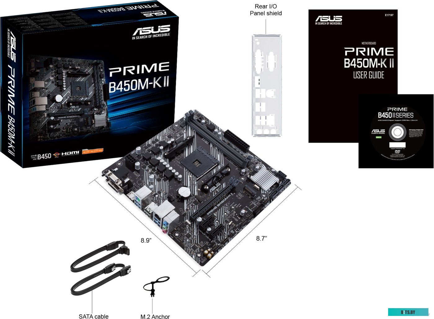 Материнская плата ASUS Prime B450M-K II