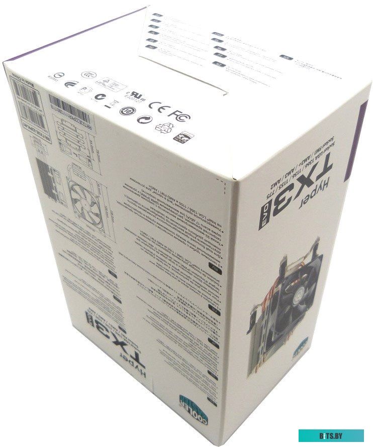 Cooler Master Hyper TX3 EVO (RR-TX3E-22PK-R1) (1156/775/FM1/AM3/AM2)
