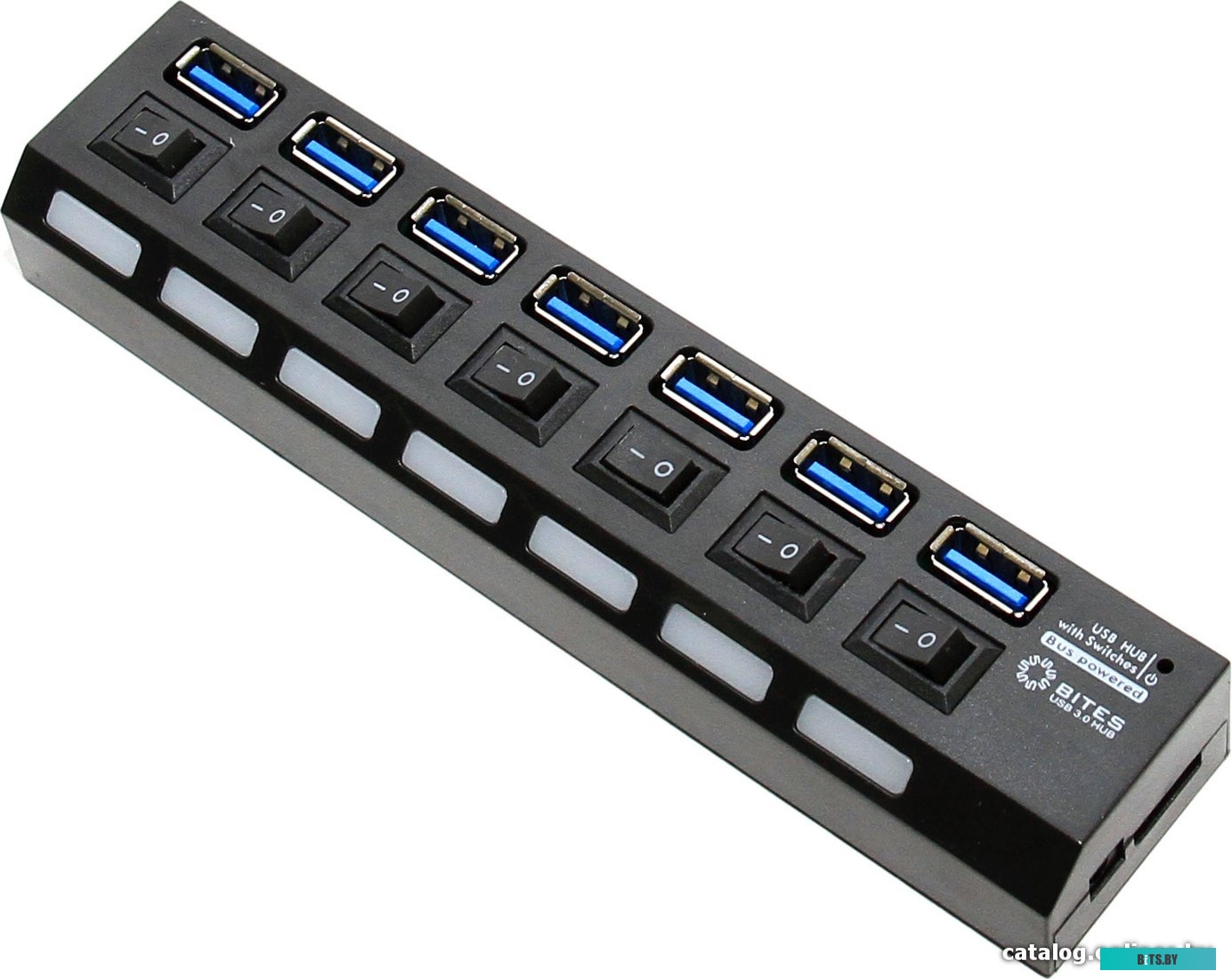 USB-хаб 5bites HB37-303PBK