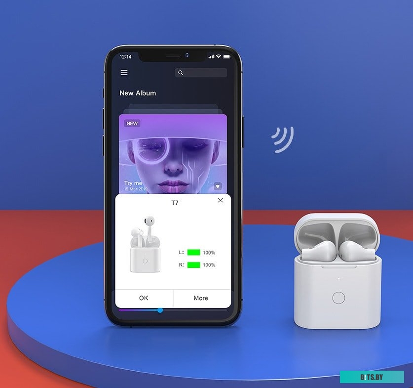 Наушники QCY T7 QCYT7W