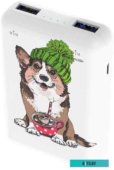Портативное зарядное устройство Ritmix RPB-10007 (корги) <RPB10007 corgi>