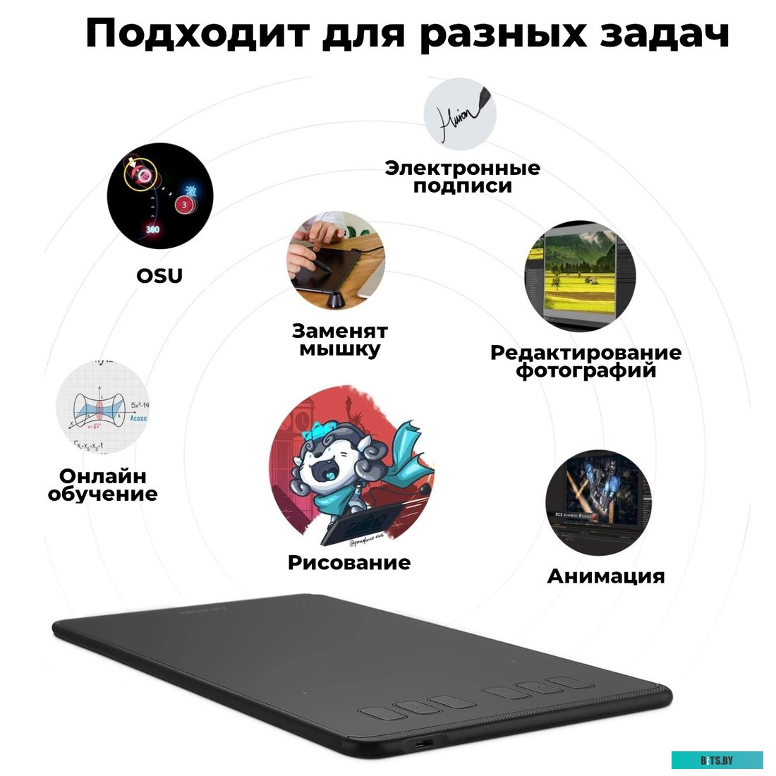 Графический планшет Huion Inspiroy H640P