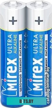 Батарейки Mirex Ultra Alkaline AAA 2 шт LR03-S2