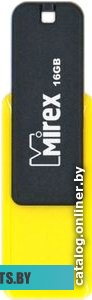 USB накопитель (Флешка) Mirex Color Blade City 16GB (желтый) [13600-FMUCYL16]