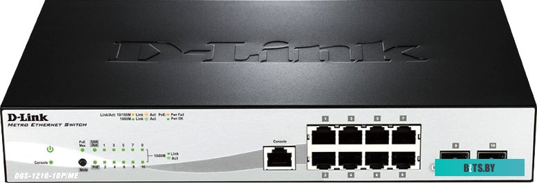 Коммутатор D-Link DGS-1210-10P/ME/A1A