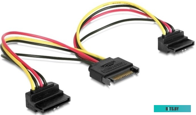 Кабель SATA CC-SATAM2F-02 Gembird splitter w\90 degree 0.15mm
