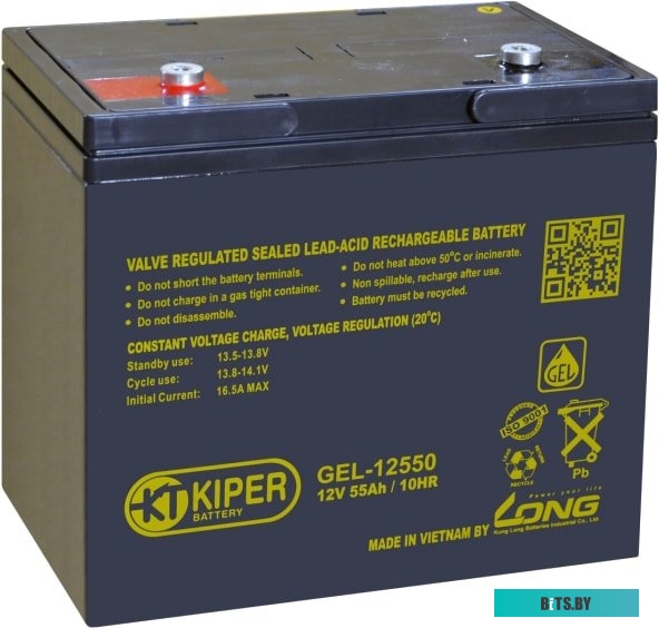 Аккумулятор для ИБП Kiper GEL-12550 (12В/55 А·ч) <8043>