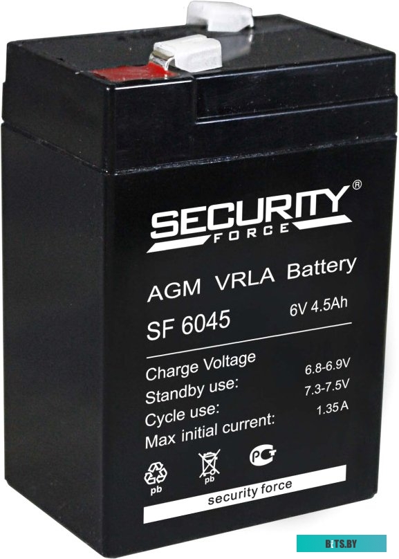 Аккумулятор для ИБП Security Force SF 6045 (6В/4.5 А·ч)