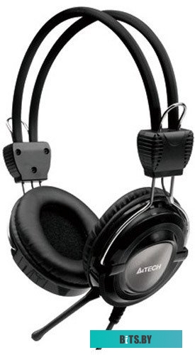 Наушники (Гарнитура) A4Tech HS-19 (черный)
