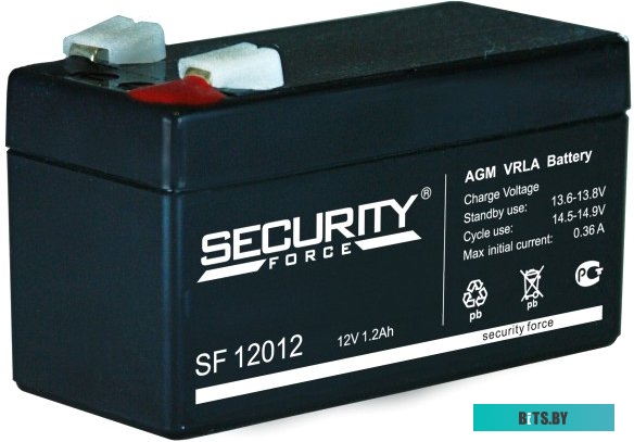 Аккумулятор для ИБП Security Force SF 12012 (12В/1.2 А·ч)