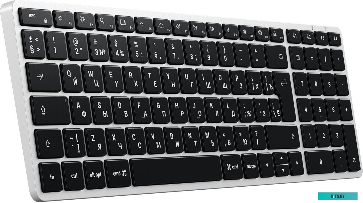 Клавиатура Satechi Slim X2 (серебристый) ST-BTSX2S-RU