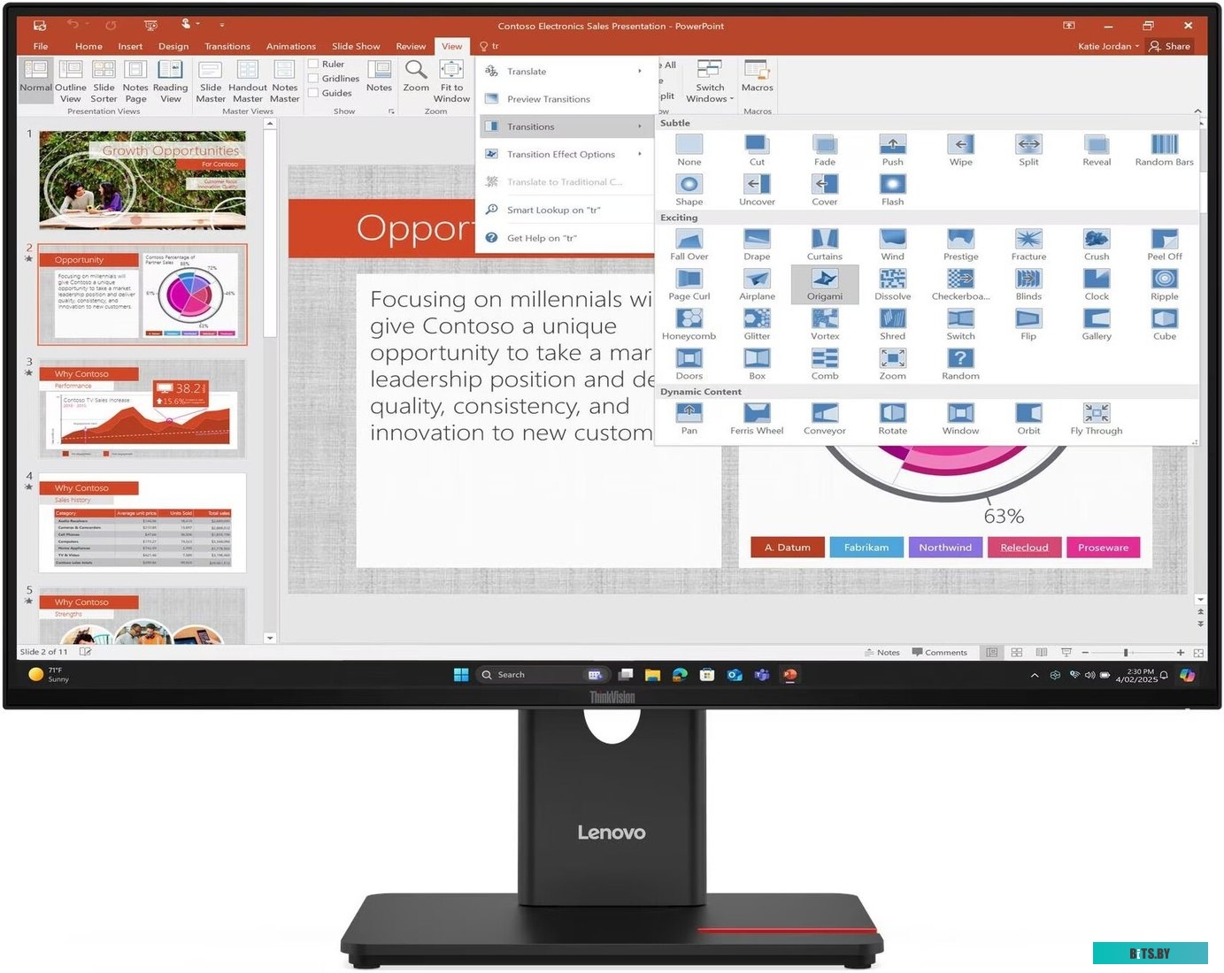 Lenovo ThinkVision T27-40 64A5MAT6EU 64A5MAT6EU