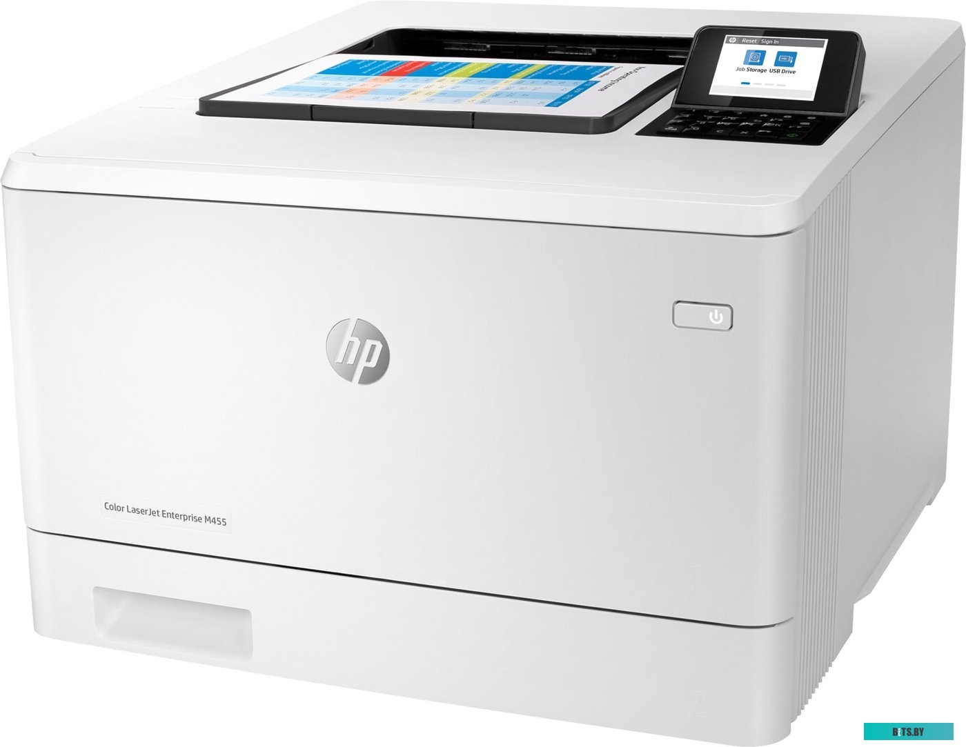 3PZ95A#B19 Принтер HP Color LaserJet Enterprise M455dn (A4, 600x600 dpi, 27(27)ppm, 1,25Gb, 2trays 50+250, Duplex, USB/GigEth, cart. in box B 2400, CM