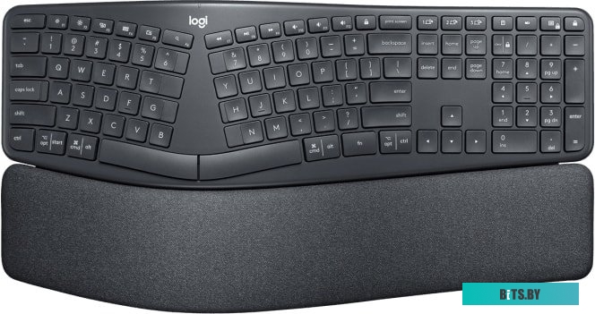 Клавиатура Logitech K860 черный USB беспроводная BT Multimedia Ergo (подставка для запястий) (920-010359) 920-010359