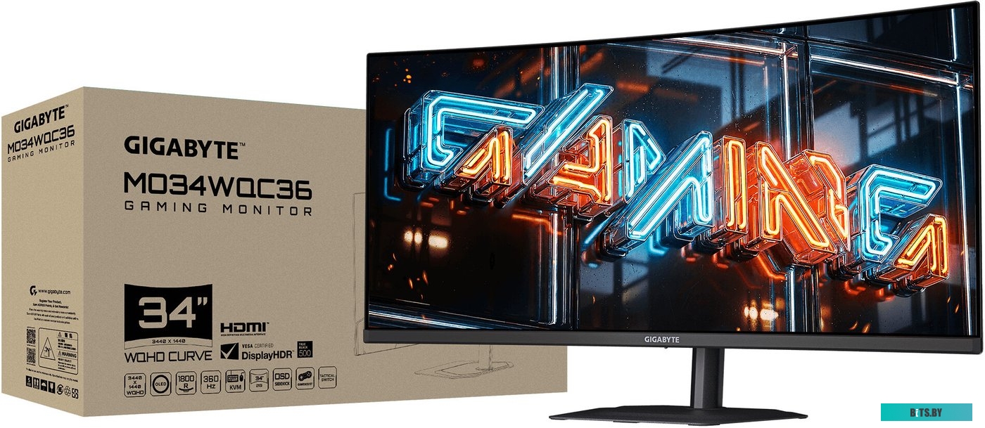 Игровой монитор Gigabyte MO34WQC36 20VM0-MO34WQ3BT-1EKR