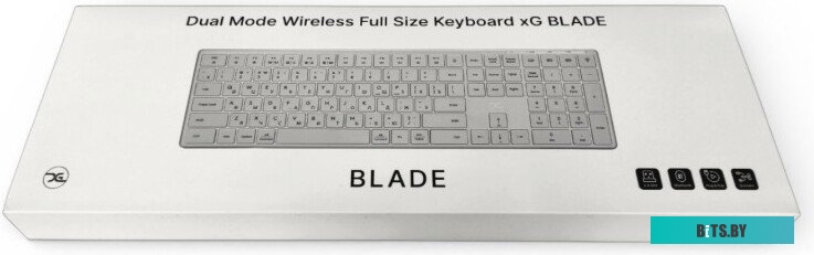 Клавиатура xGhost Blade White Silver