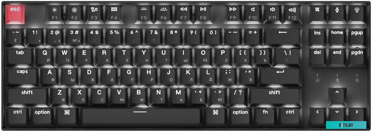 K8X-A1Z-RU Keychron K8 V2 White LED K8X-A1Z-RU (Keychron Super Red)