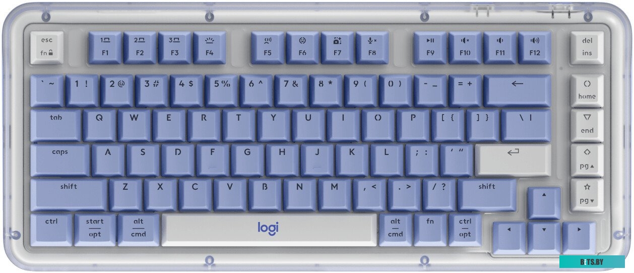 Беспроводная клавиатура Logitech K75M фиолетовая 920-013301