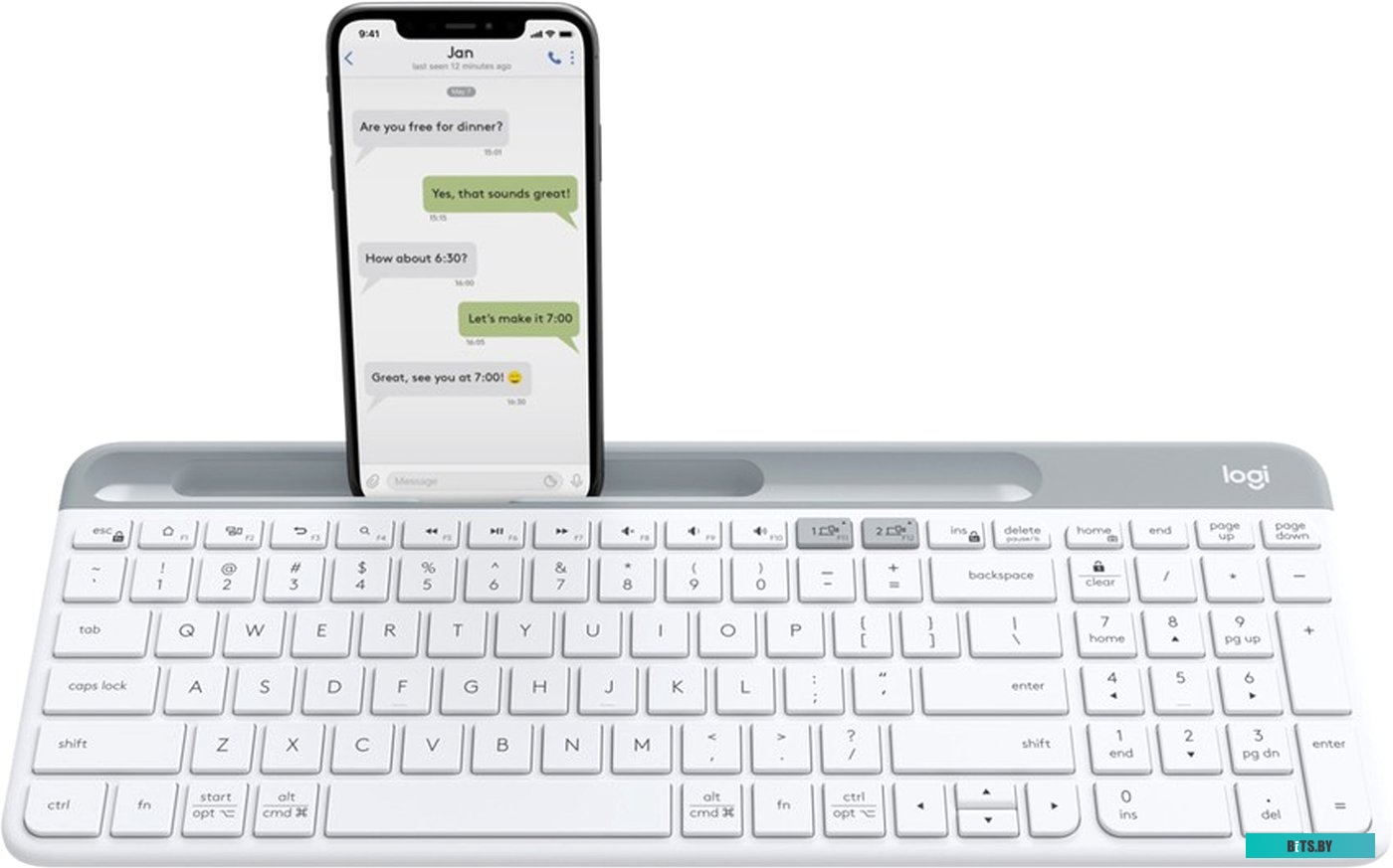 Клавиатура беспроводная Logitech K580 White 920-009209
