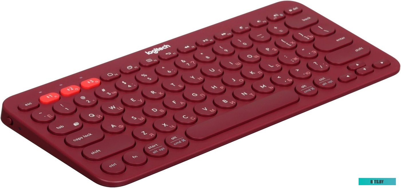 920-007655 Logitech Multi-Device K380 Bluetooth 920-007655 (красный)