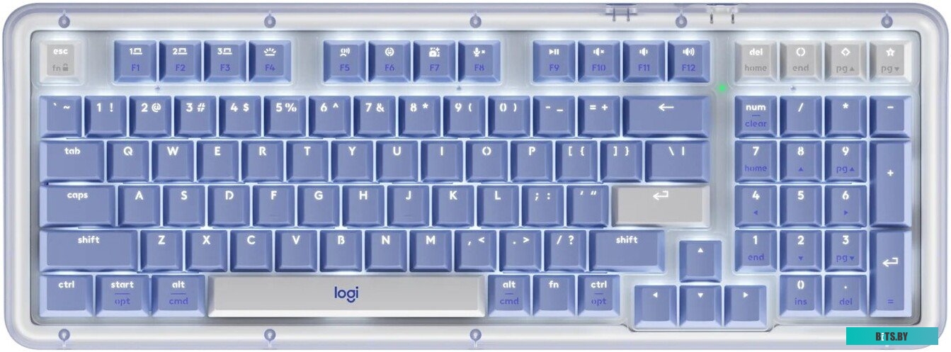 920-013042 Logitech Alto Keys K98M 920-013042 (белый/синий, нет кириллицы)